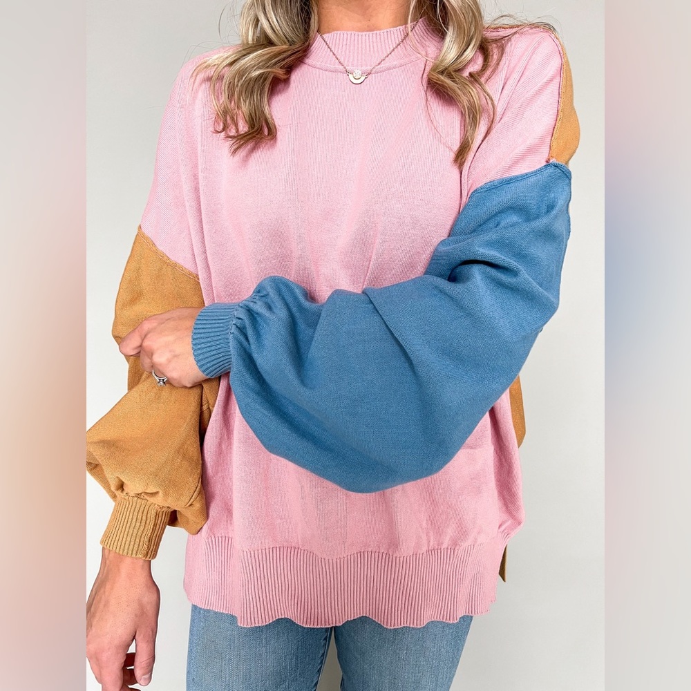 Colorblock Sweater